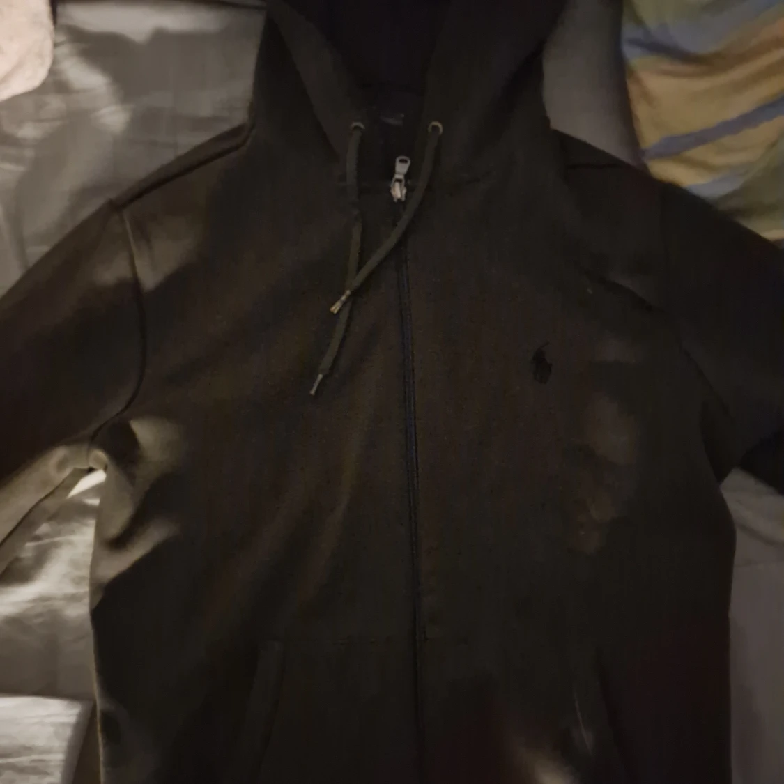 Olivgrön hoodiejacka från Polo Ralph Lauren