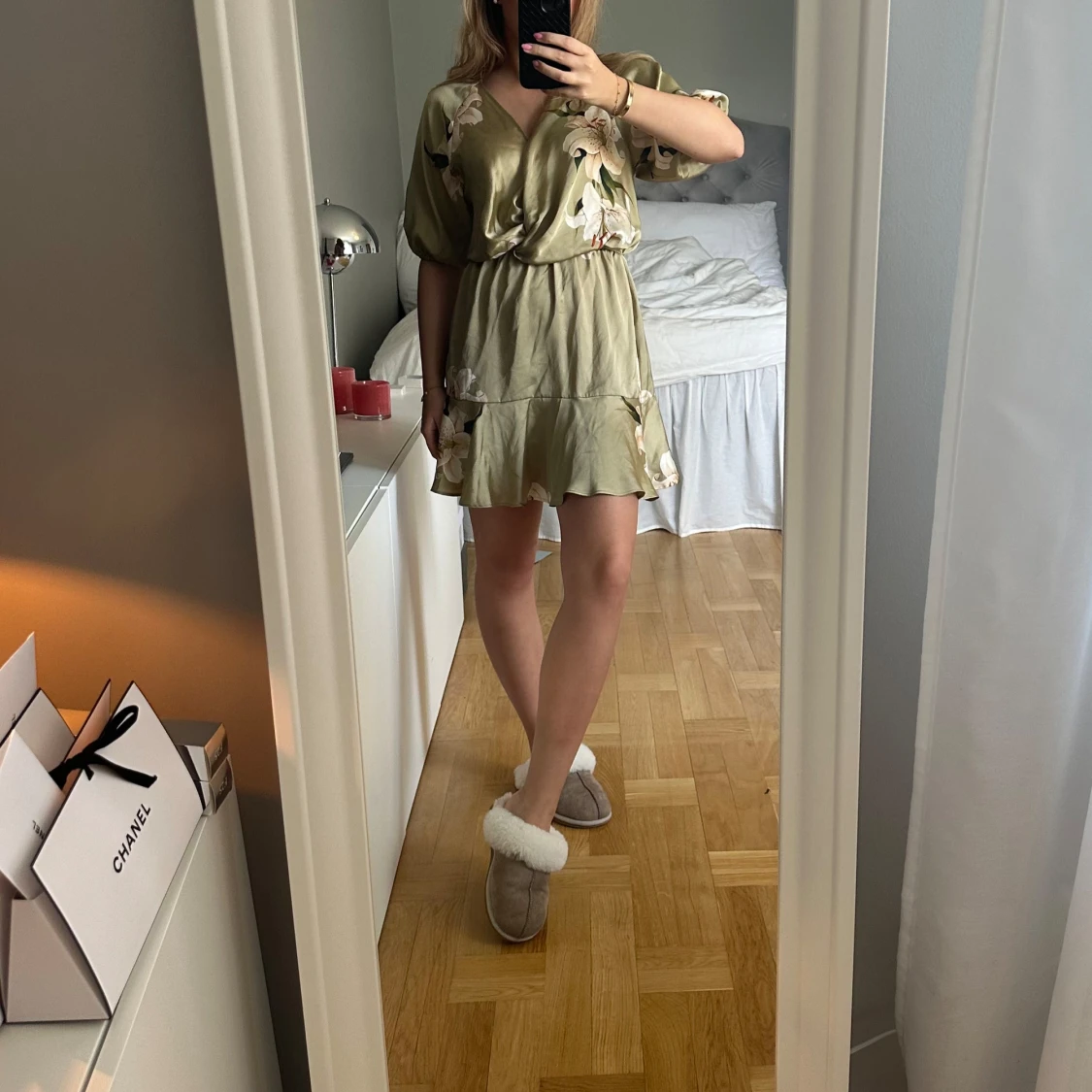 Blommig klänning Zara  - 92