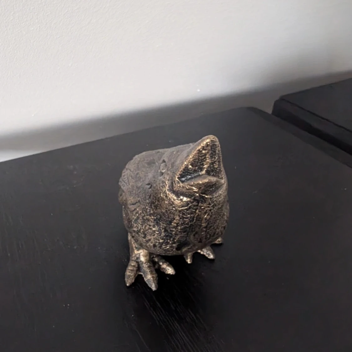 Fågelring i antik guld-look - 1