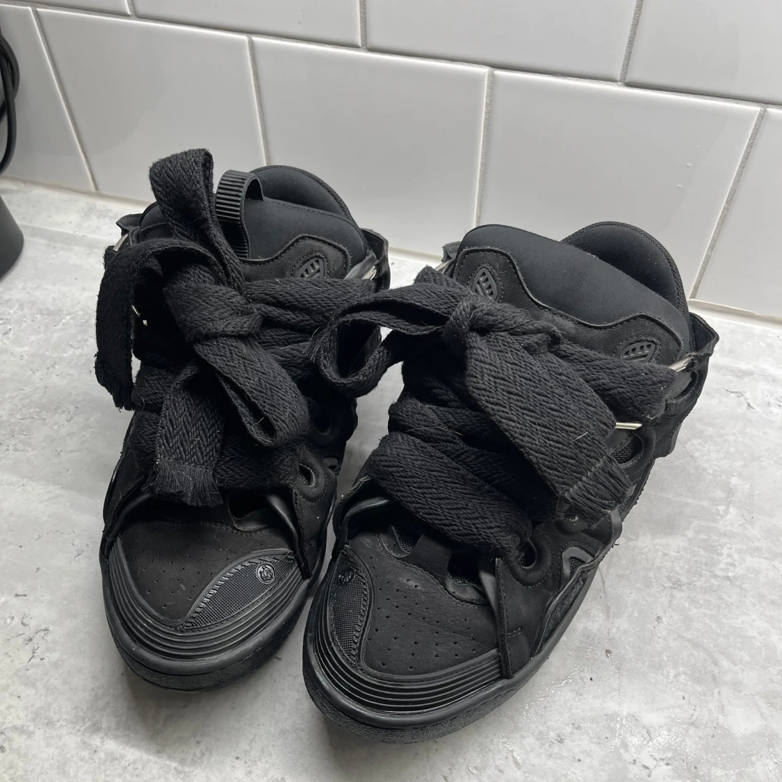 Lanvin Curb Sneakers