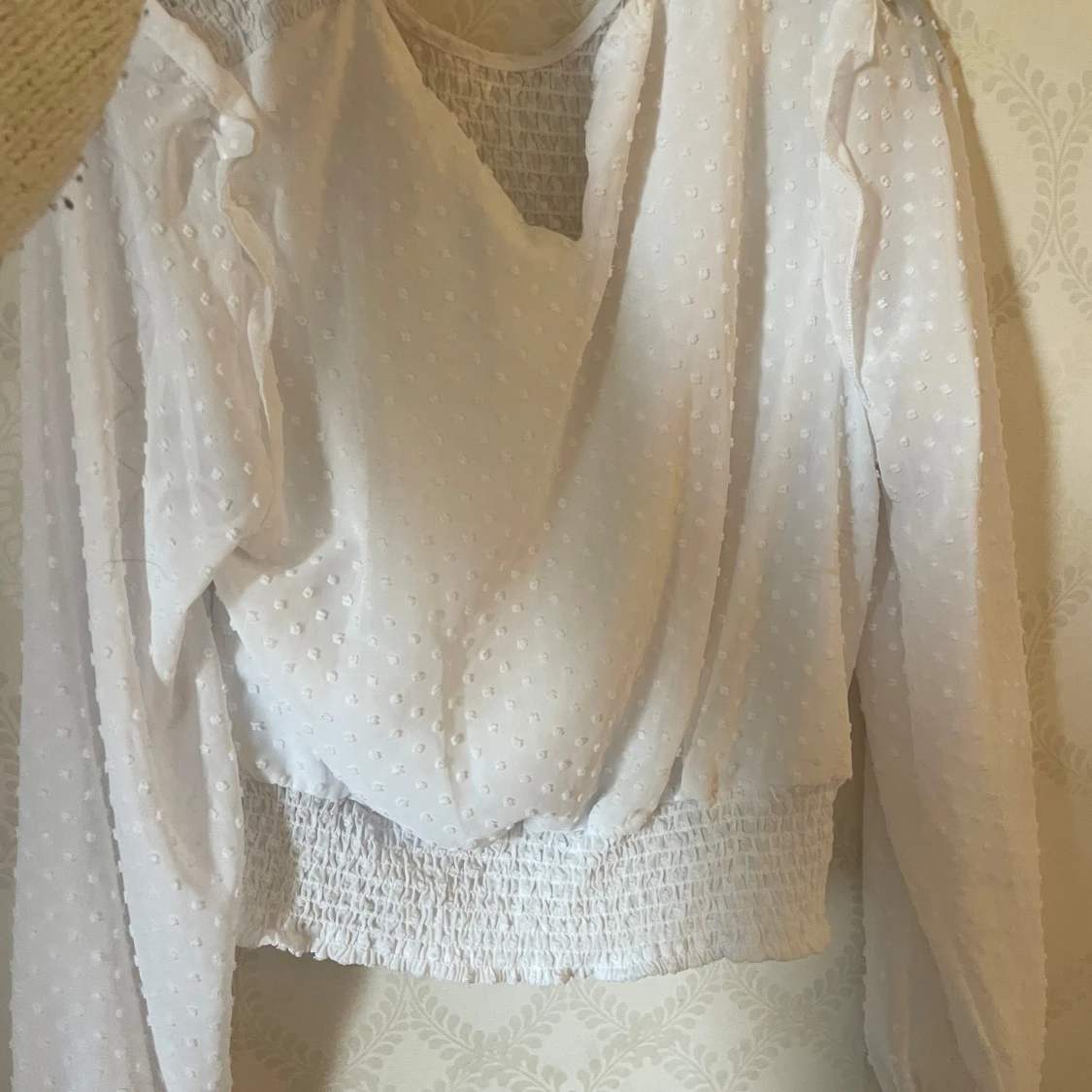 Vit söt blus  - 1