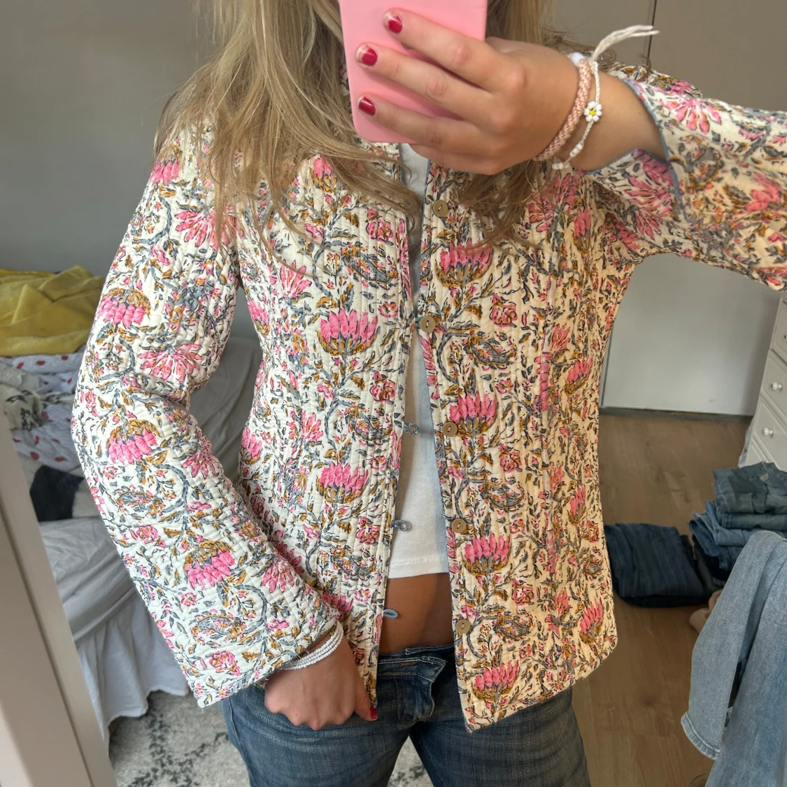 Quiltad beddjacka - 2