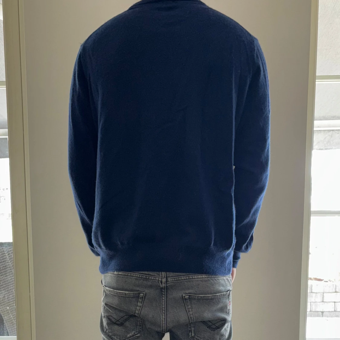 Stickat Tröja (kashmir + merinoull) - 2