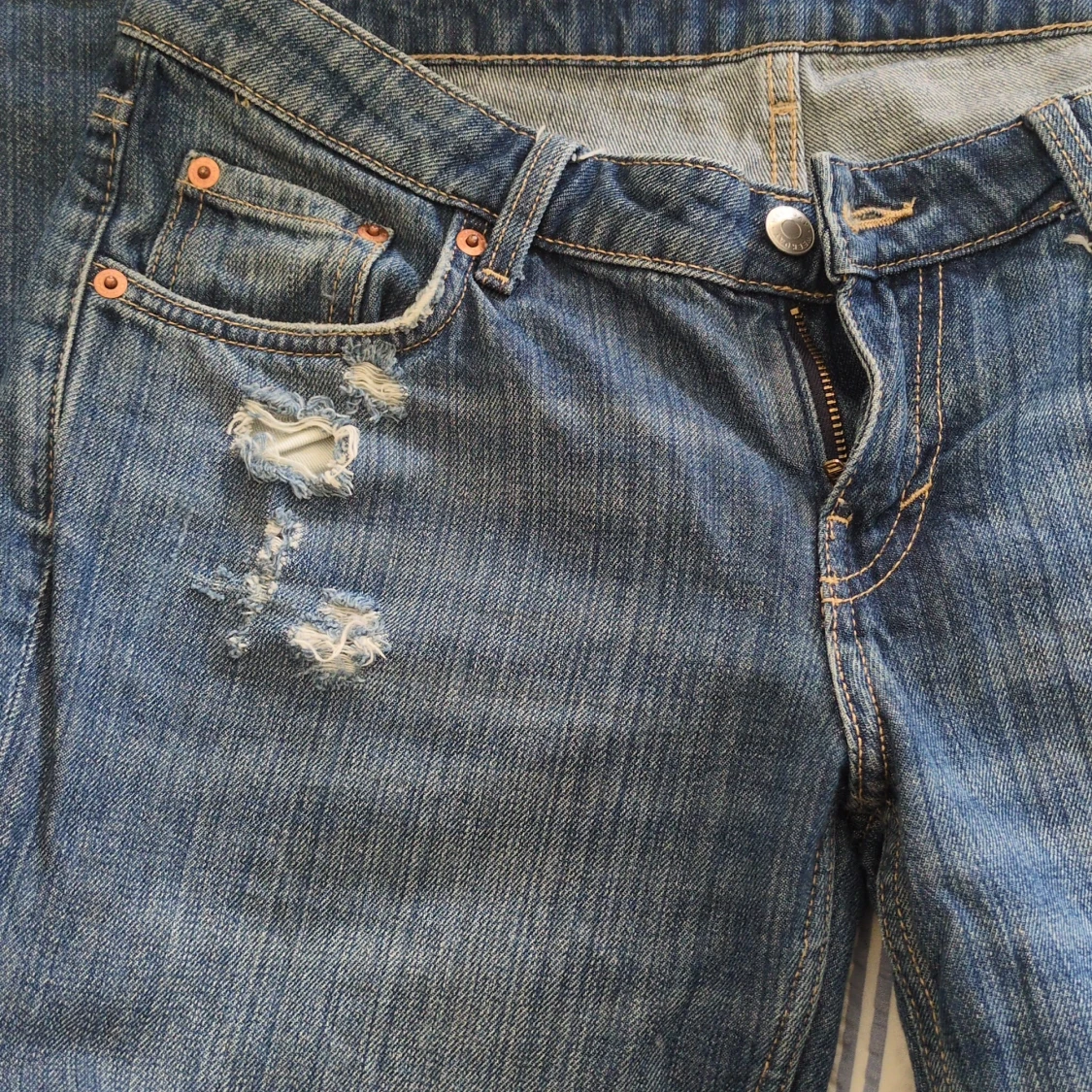 Weekday Nova Bootcut Jeans blå W29 - 3