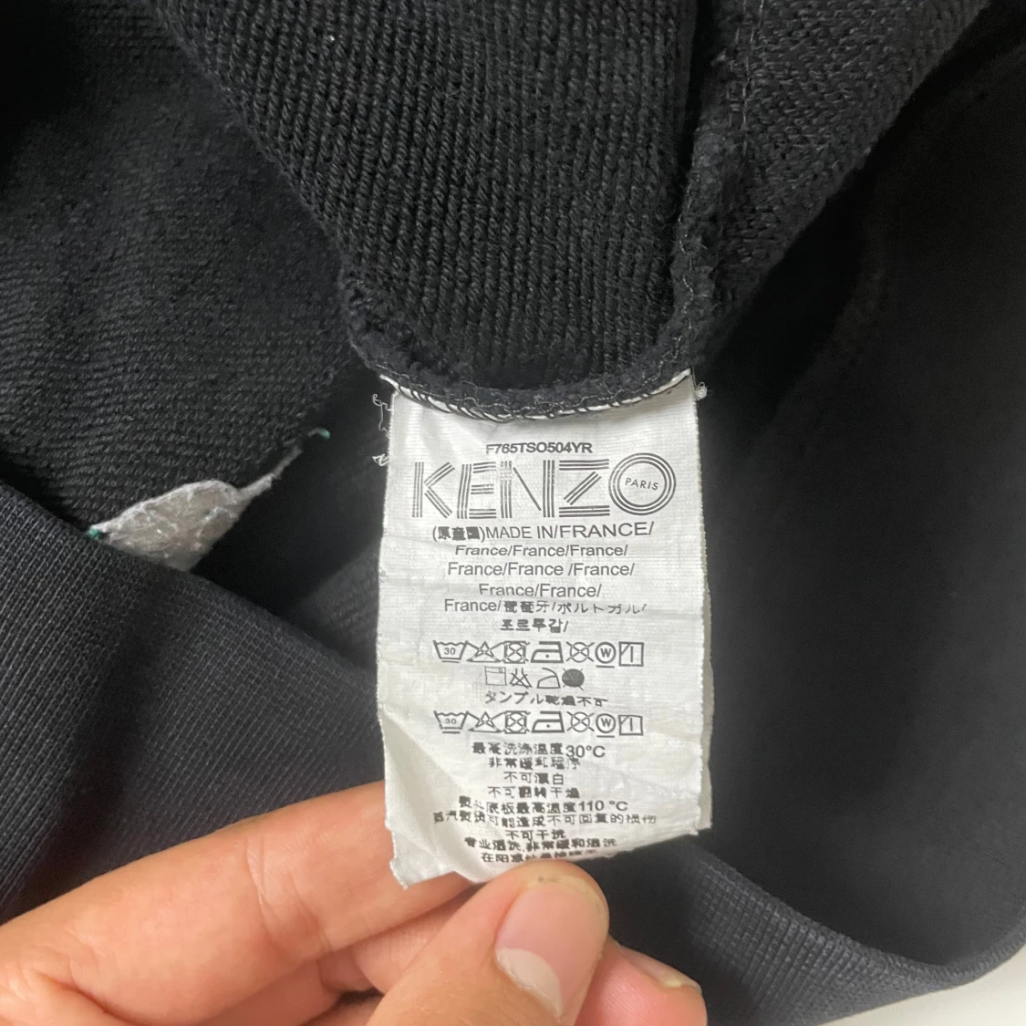 Svart Kenzo sweatshirt med tigertryck - 3