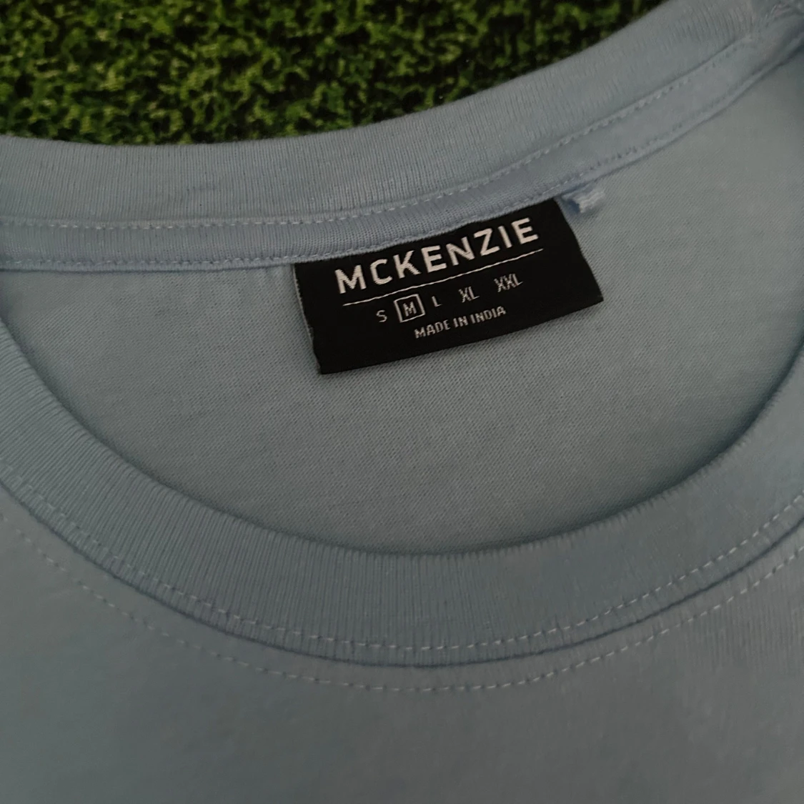 Ljusblå McKenzie t-shirt med tryck - 2