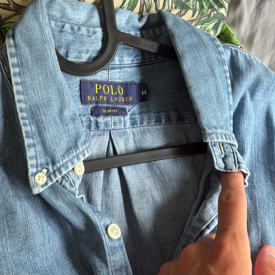 Ljusblå jeansskjorta Polo Ralph Lauren - 1