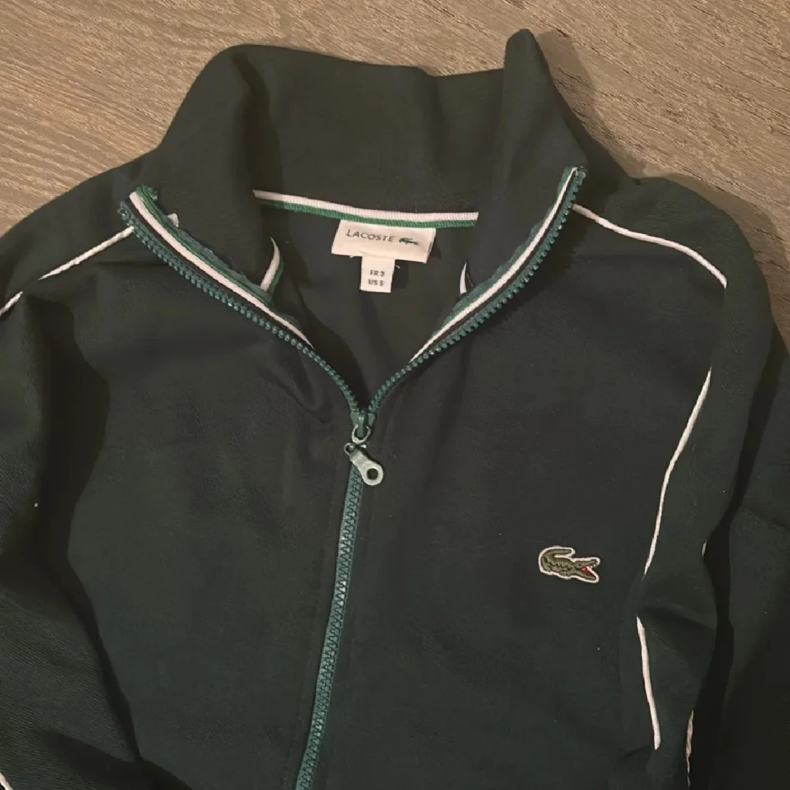 Mörkgrön track jacket från Lacoste - 1