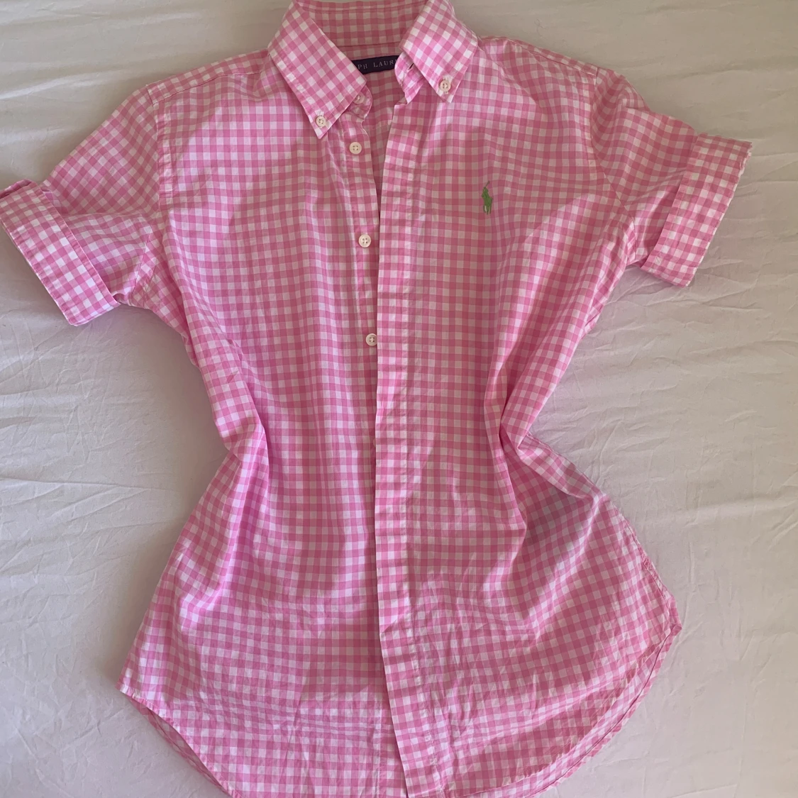 Rosa rutig skjorta från Ralph Lauren