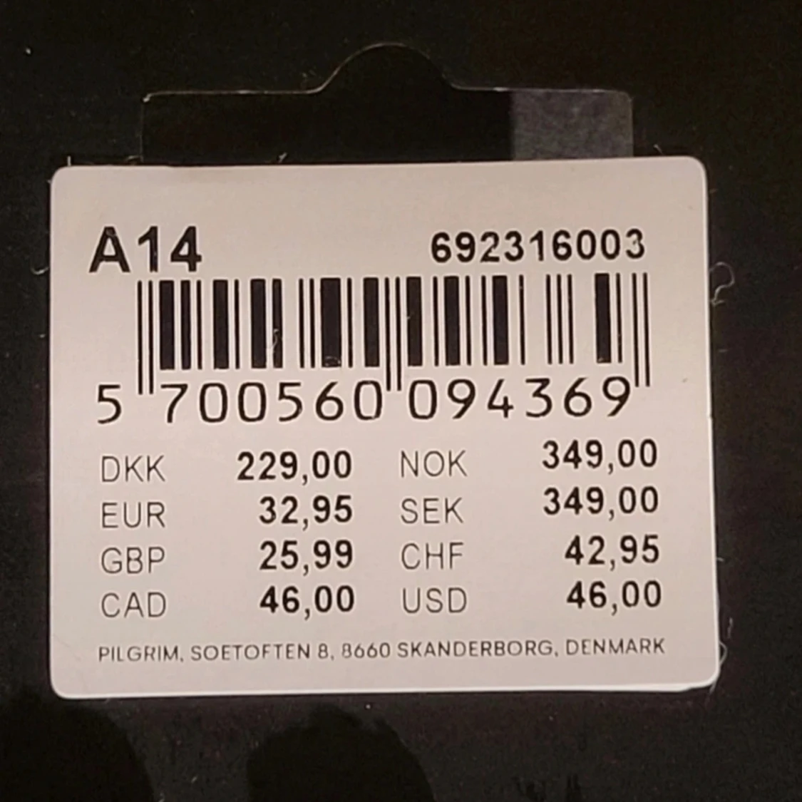 Silverfärgade vintage style  örhängen från Pilgrim - 2