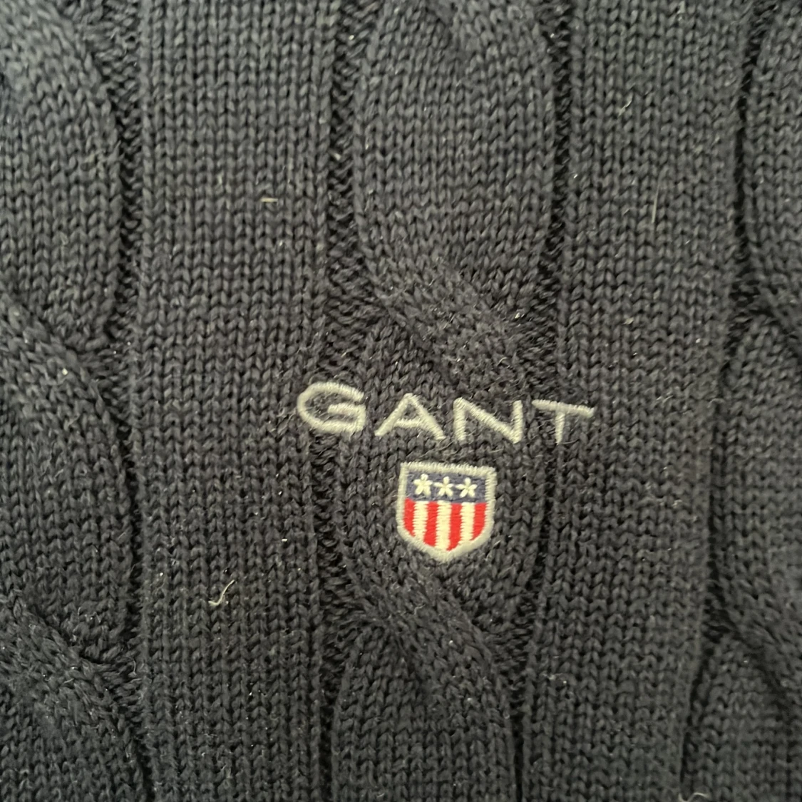 GANT kabelstickad tröja  - 2