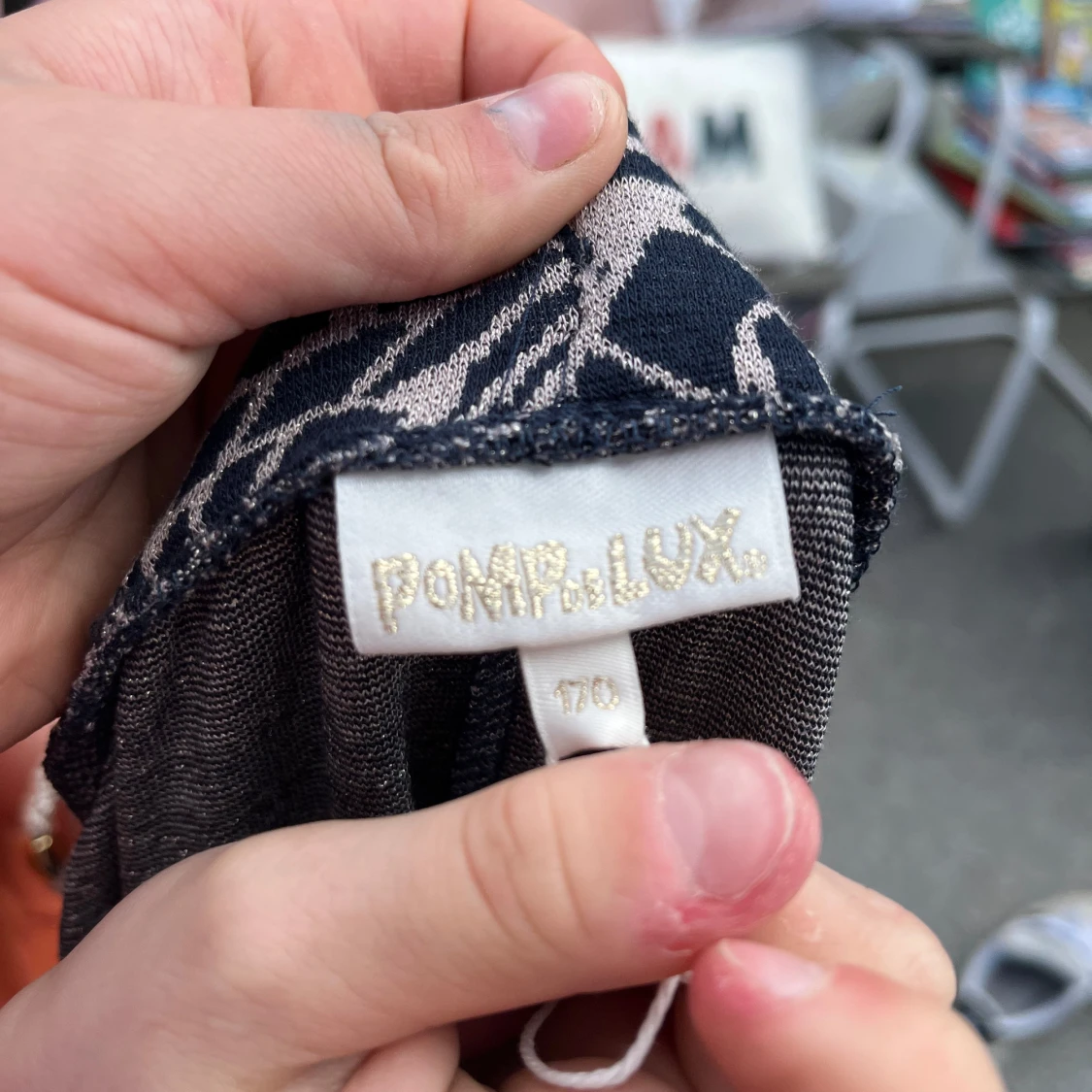 Svartvita mönstrade byxor från Pomp de Lux - 3