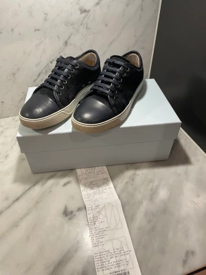 Lanvin  - Säljer nu mina lanvins i storlek 40 passar 41. Skorna är tvättade varannan månad samt behandlade med mocha borste & mocha sudd. Skorna är helt fläckfria med lätt slitage på sulan och en liten repa i toecapen. Prins kan diskuteras vid snabb affär