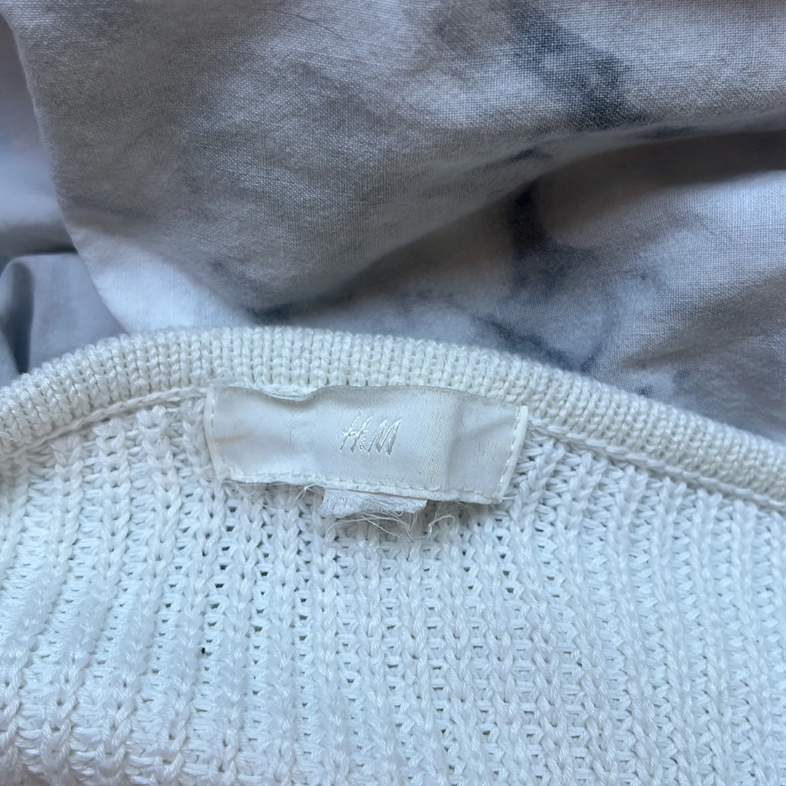 Vit stickad tröja🤍 - 91