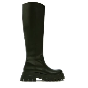 HÖGA BOOTS - höga boots från zara i storlek 37, aldrig använda 