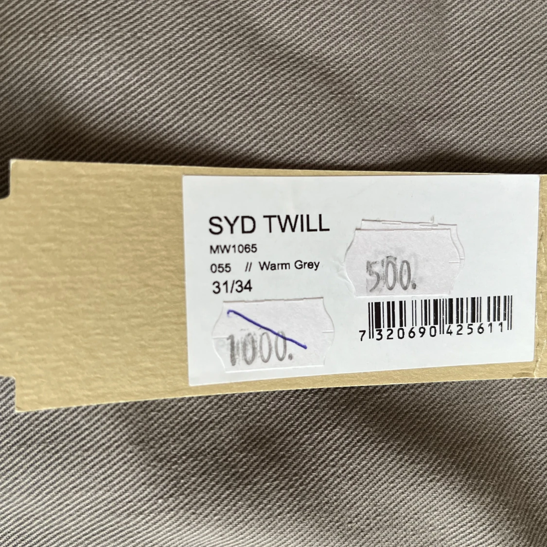 Nya Whyred jeans, 31/34, Syd Twill, grå - 91