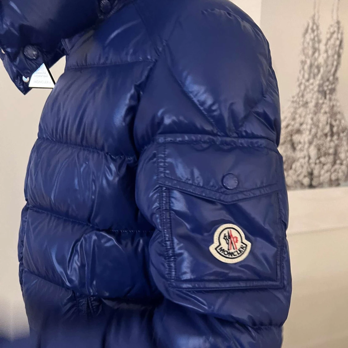 Moncler maya jacka blå  - 91