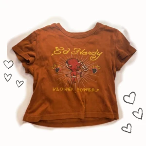 Ed Hardy crop top 💫 - En jätte cool ed hardy tröja från Urban outfitters som är rätt så kort. Säljer pga av att den är inte min stil längre. (✯◡✯)
