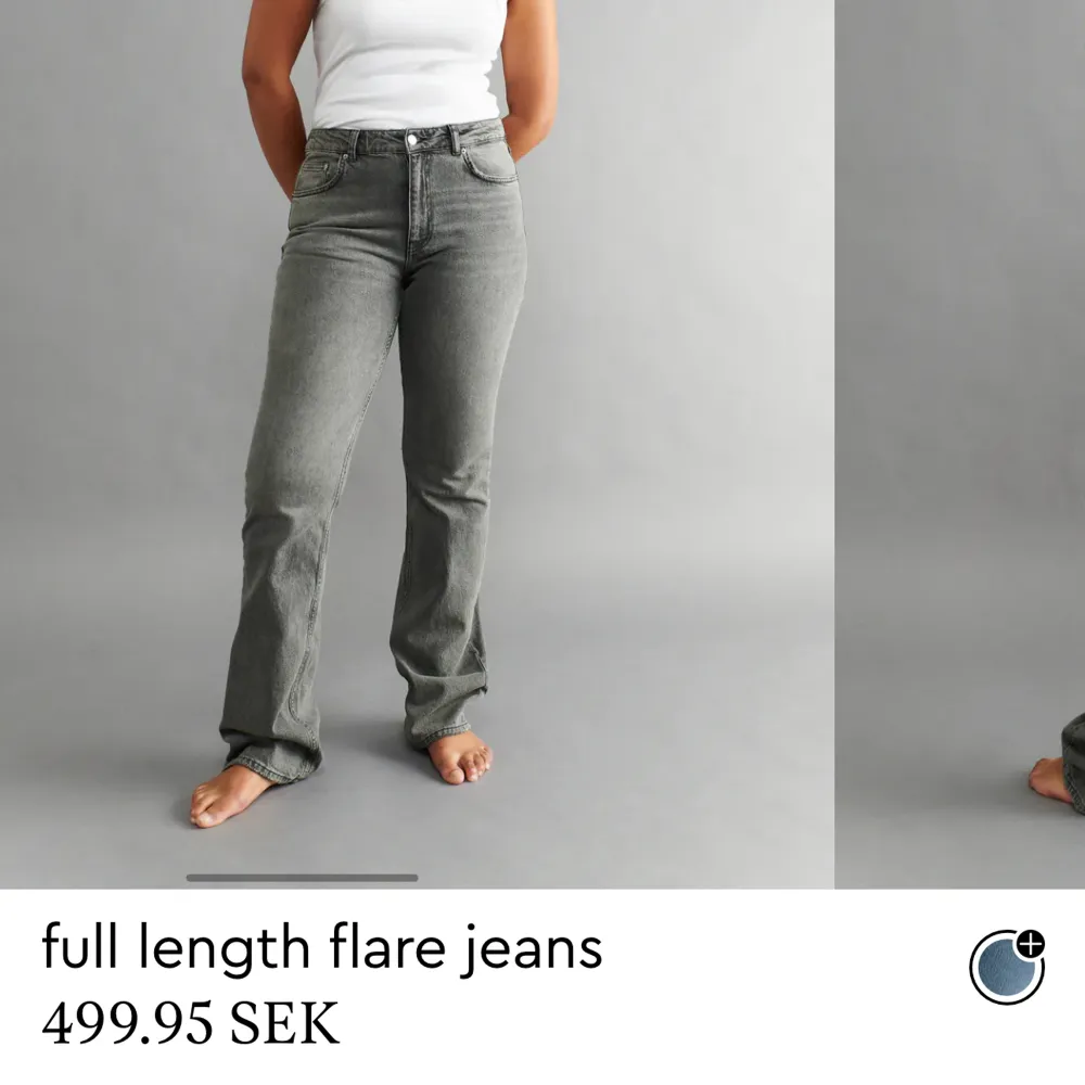 Säljer dessa jeans från Gina tricot då dom inte kommer till användning, dom är jätte snygga men tyvärr blivit lite för stora på mig. Det är modellen Full length från Gina Tricot. . Jeans & Byxor.