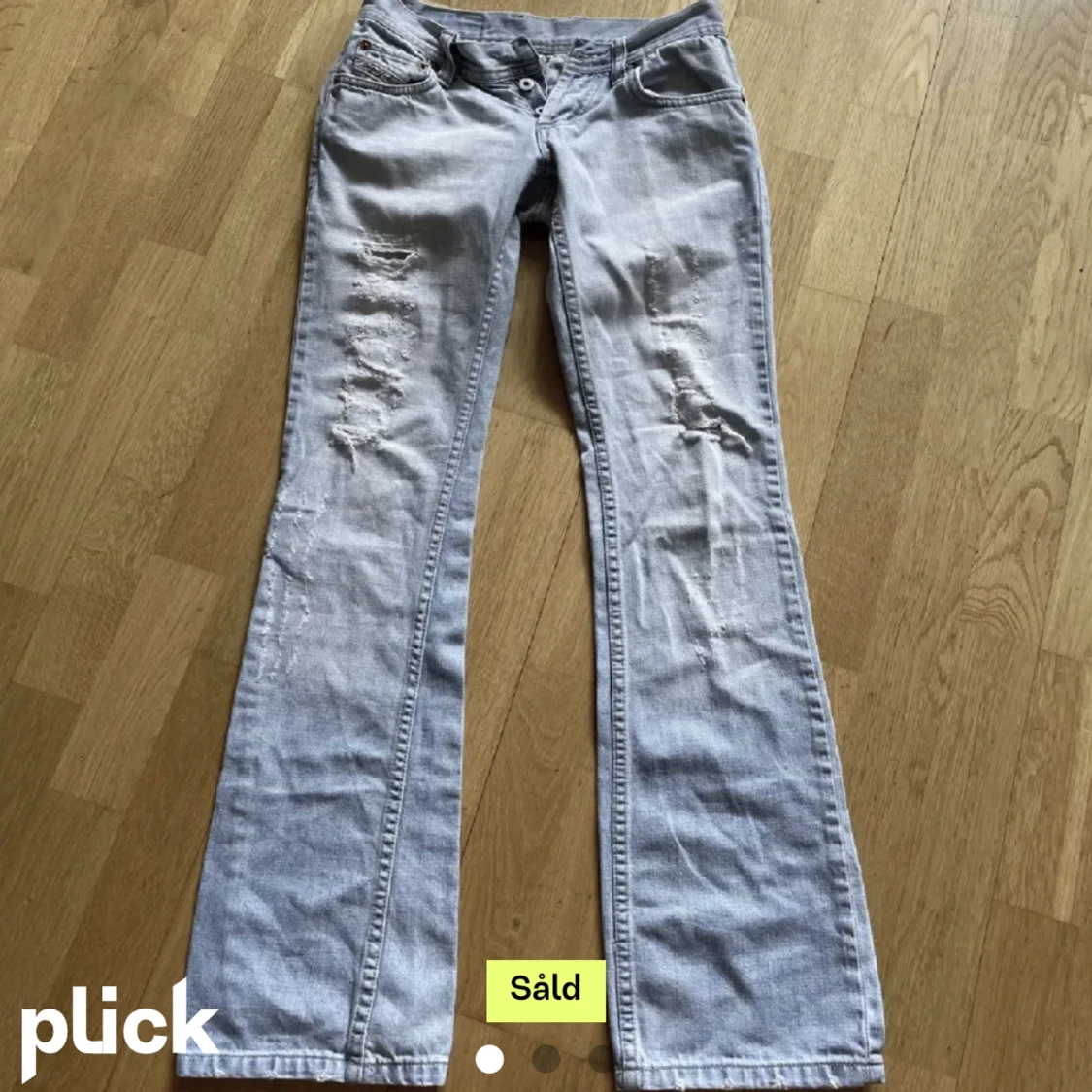 Lågmidjade jeans