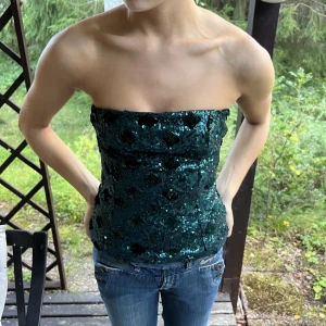 Tubtopp - Glittrig tubtopp 