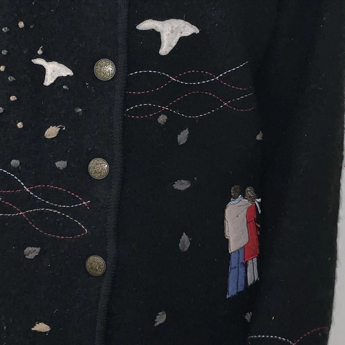 Jultröja med prydlig bordyr✨ - 90