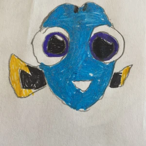 Tekning  - Hej denna har jag rittat själv 