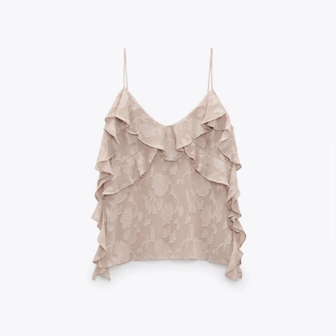 Zara topp med volang