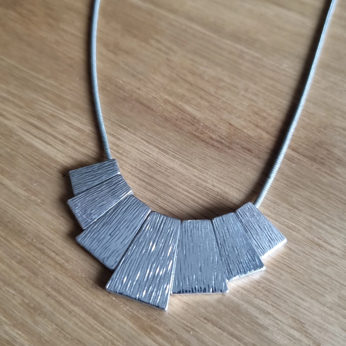 Halsband silver hänge  - 90