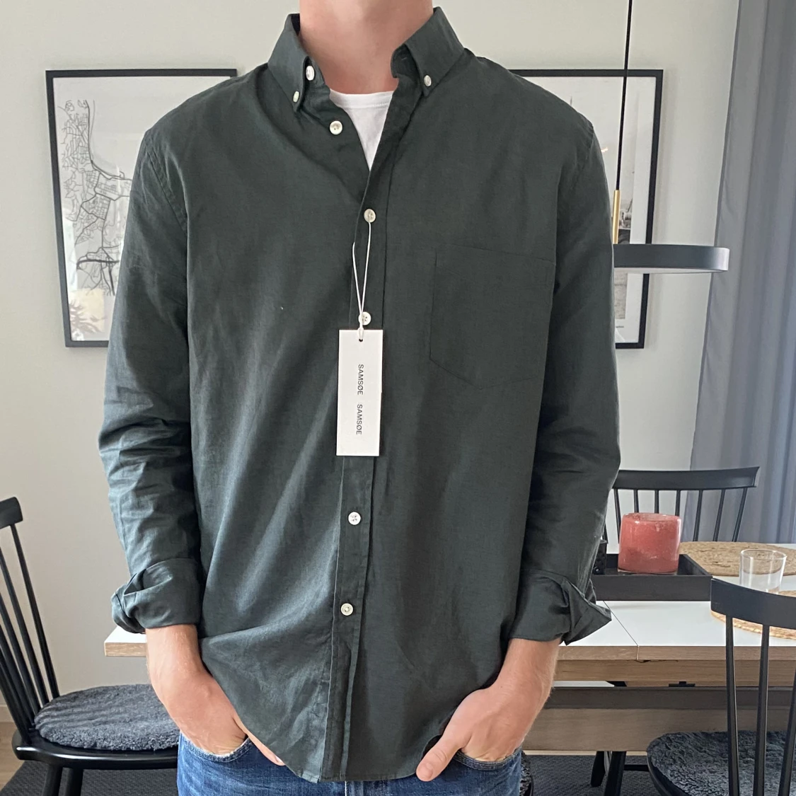 Samsøe Samsøe linneskjorta 