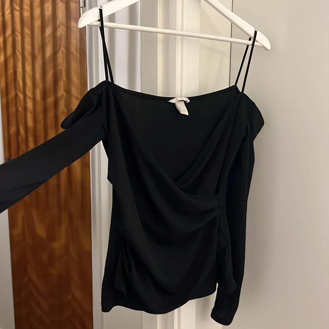 Svart långärmad topp - 90