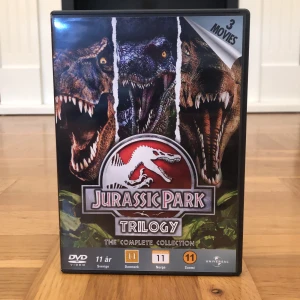 Film  - 3 stycken jurassic park filmer. 