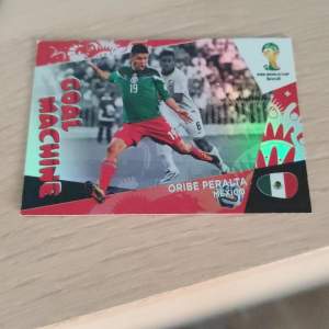 Fifa World Cup 2014 ovanligt Oribe Peralta goal machine kort i väldigt bra skick