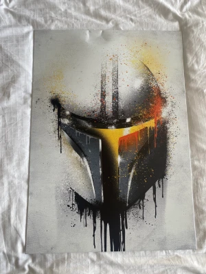 Mandalorian metallposter - Liten skada Nypris 929kr