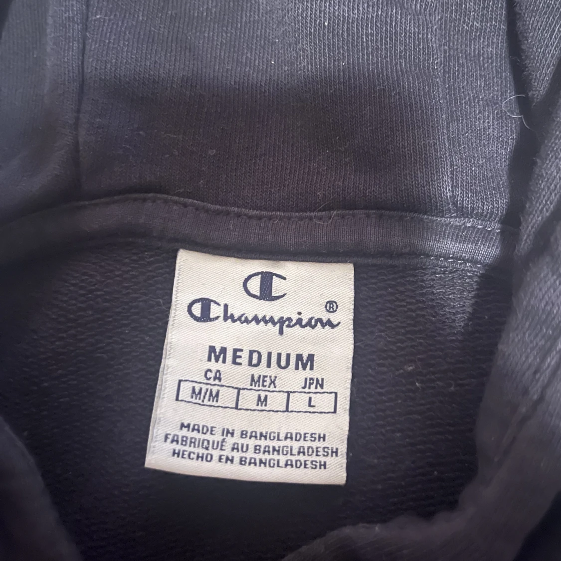 Champion Svart hoodie  - 91