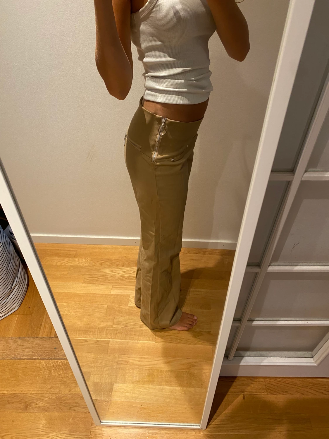 Lågmidjad byxa - 90