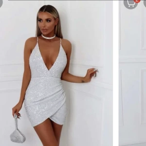 Festklänning  - Använd 1gång 