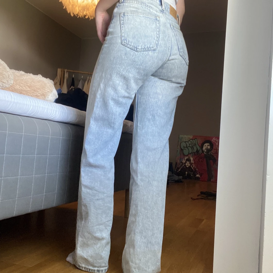 Blåa jeans 