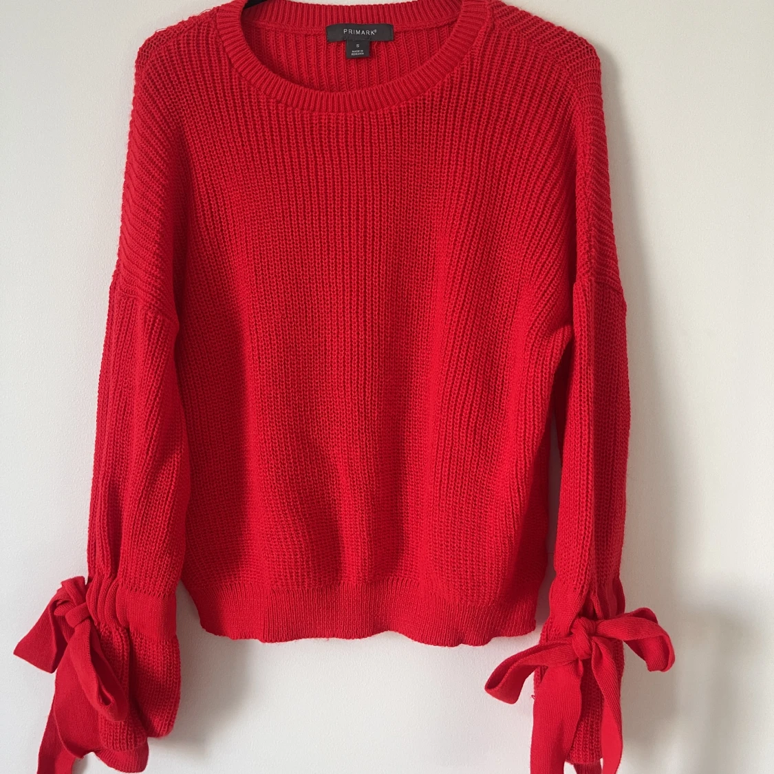 Gullig stickad tröja