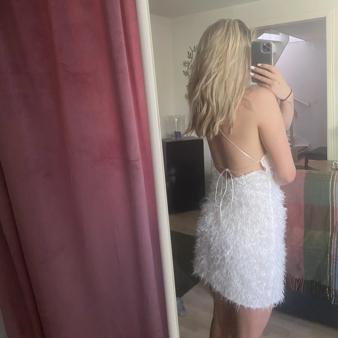Vit klänning  - 90