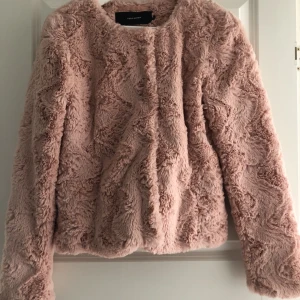 Fejk rosa pälsjacka  - Rosa, nyskick