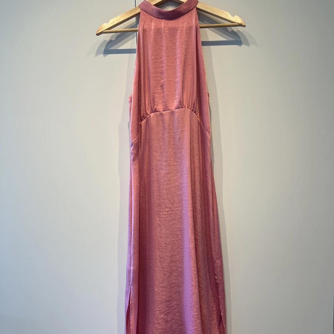 Satinklänning från zara