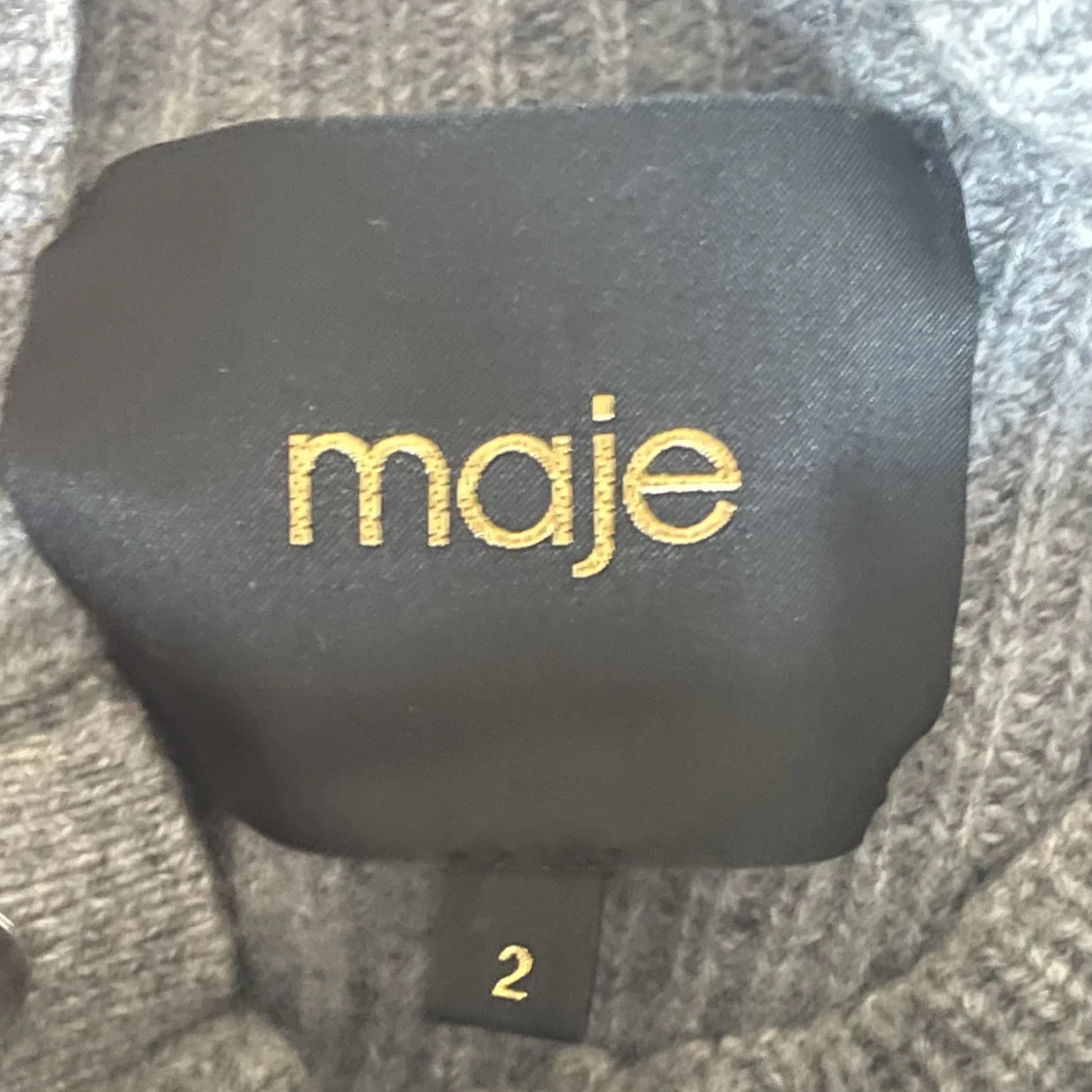 Grå Stickad tröja - 90