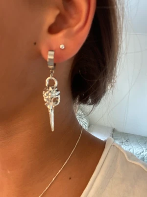 Örhängen  - Ett örhänge med en fågel