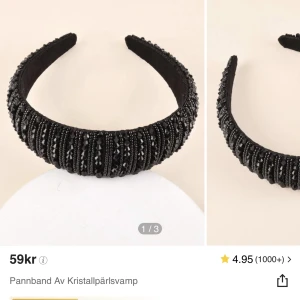 Diadem - Blått diamant diadem ifrån Shein, jättefin💗