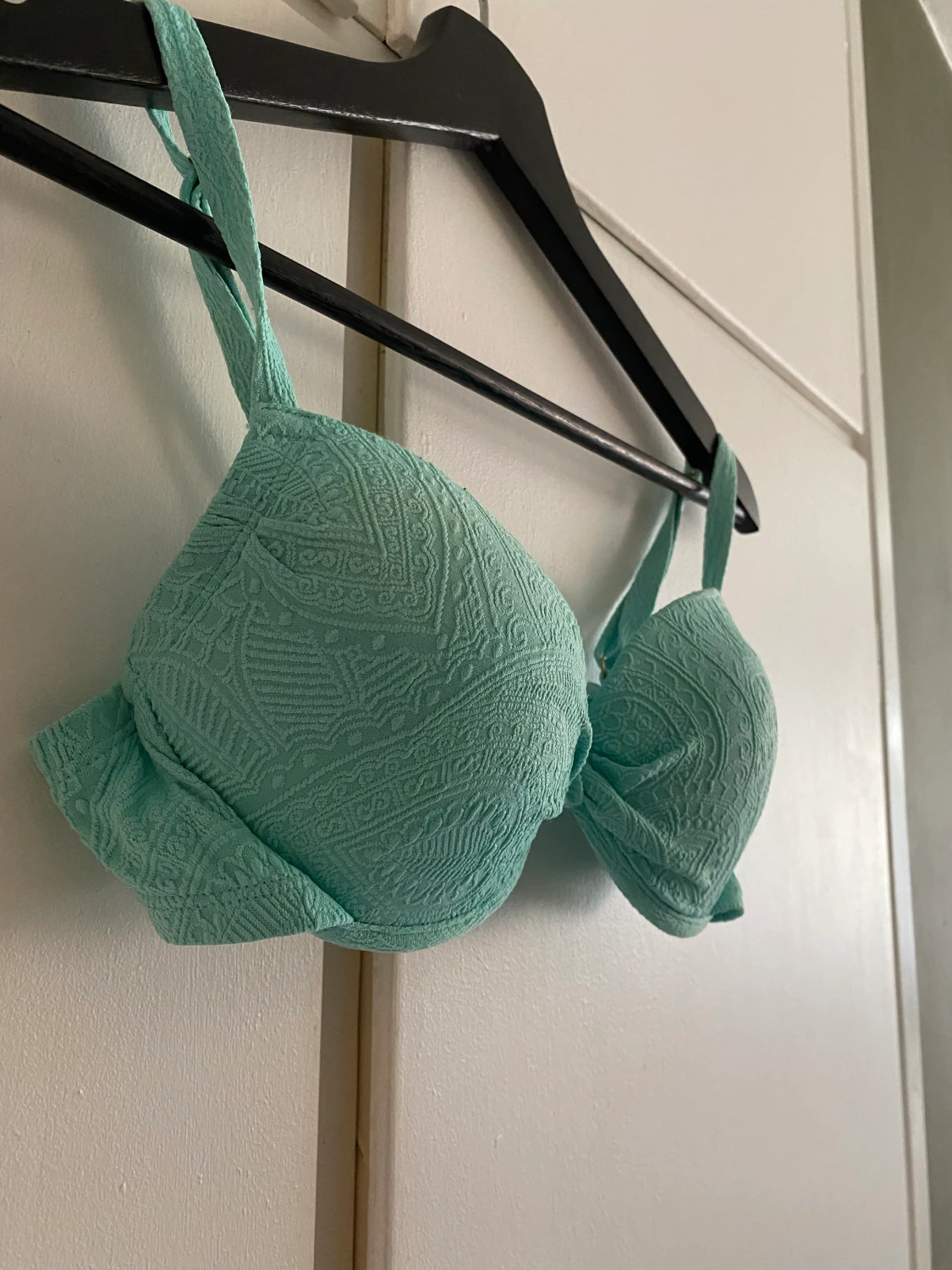 Turkos mönstrad bikiniöverdel 75B  - 90