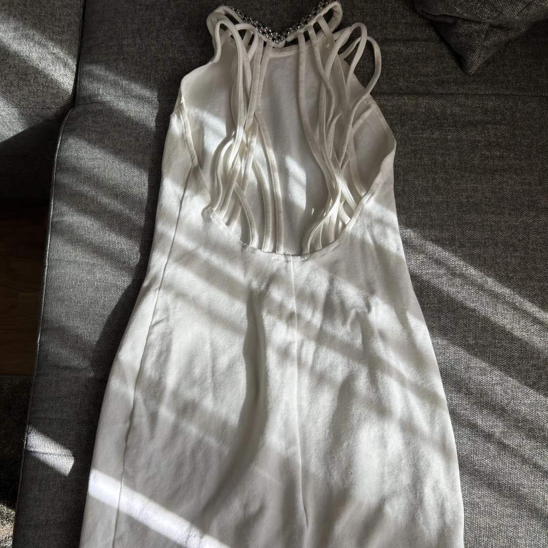 Vit klänning  - 90