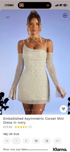 Oh polly klänning - Hej! Säljer denna sååå fina klänning då den tyvärr inte kom till användning då jag tänkt💞 Helt ny låda och allt fås med! Helt oanvänd. Är storlek 8 UK vilket är typ 34/36/38! Kostar ca 950 nypris men säljer för 600