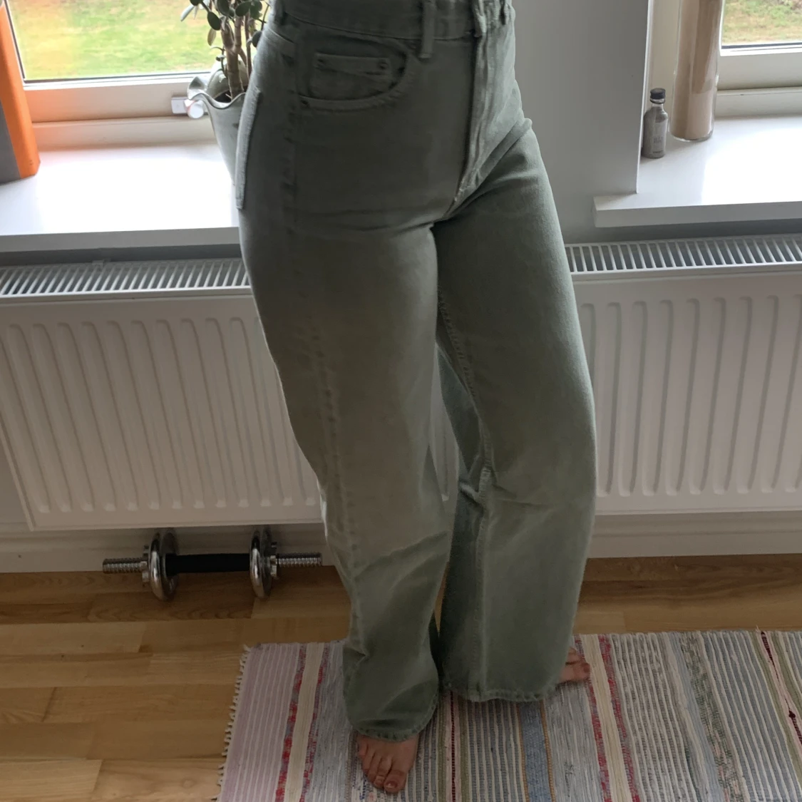 Olivgröna Jeans - 91