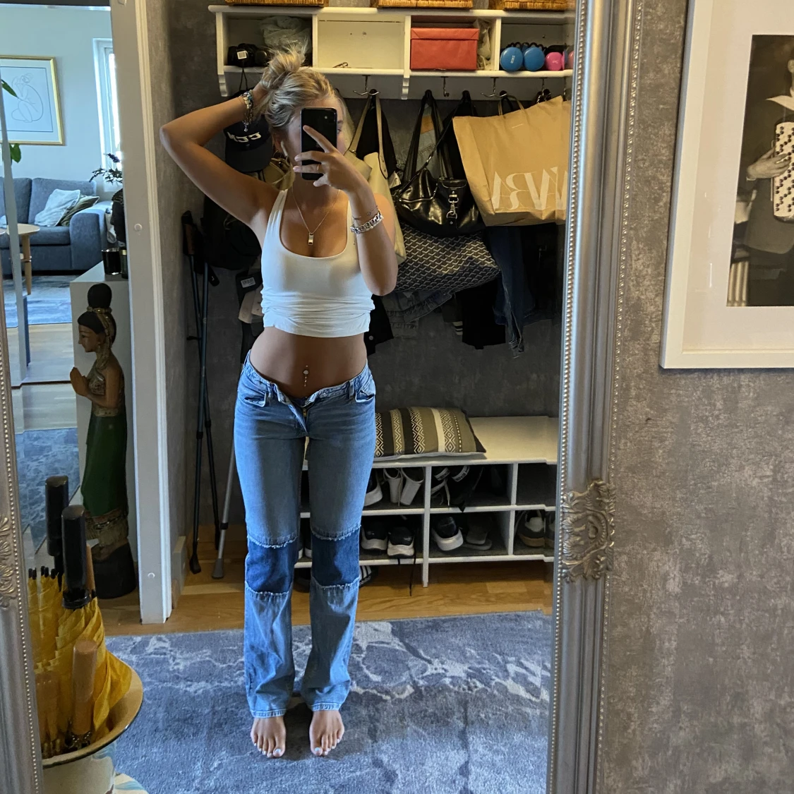 Jeans low/ mid waist